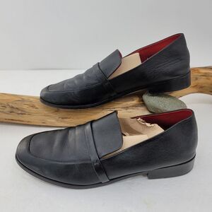Newbark black leather loafers